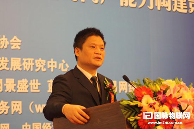 摩域体育信息化发展研究中心主任、首席研究员杨冰之以《智慧企业-大型企业网络转型战略》为题作了主题发言