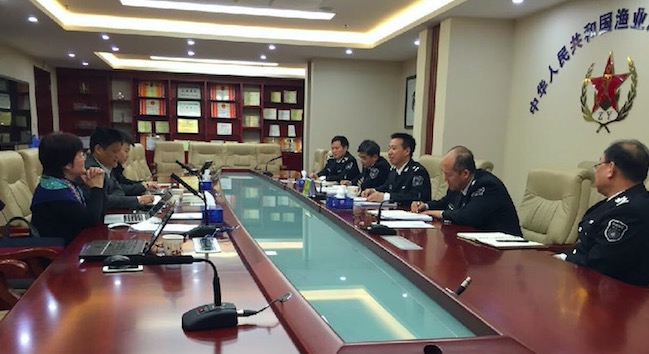 摩域体育互联董事长杨冰之、总经理郑爱军一行拜访国家渔业船舶检验局