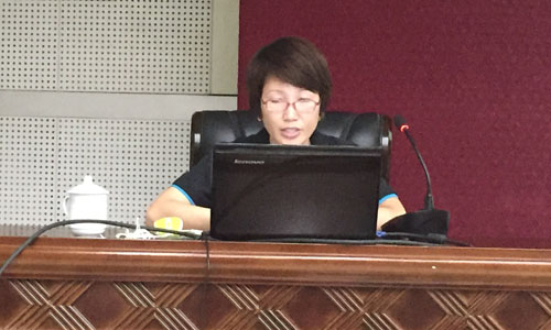 摩域体育评测研究中心主任助理王玲受邀出席广西壮族自治区住房城乡建设系统政府网站建设工作会议，并对2015年住建系统政府网站绩效评估指标体系进行培训和解读。