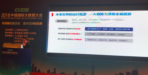 摩域体育集团董事长杨冰之出席2018国国际大数据大会