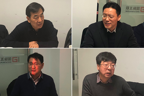 专家：兰惠（左上）、单志广（右上）、穆勇（左下）、唐建平（右下）